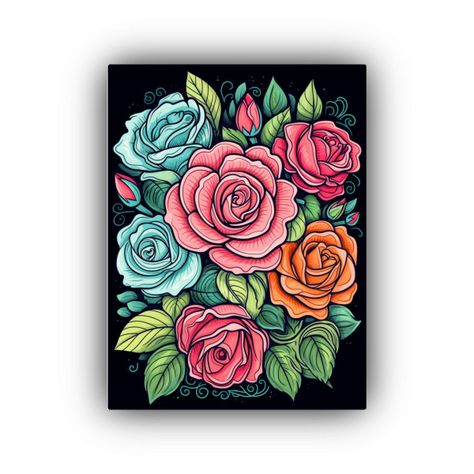 Página Para Colorear De Lienzo Fotografía 50x75 Cm-0