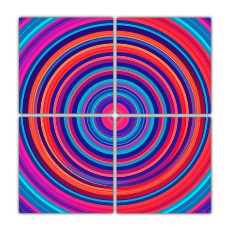 Lienzos Regalo Forma Redondos Patrón Círculos 200x200 Cm-0