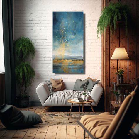 Pintura Decorativa Canva Espectacular De Adorno 80x160cm-2