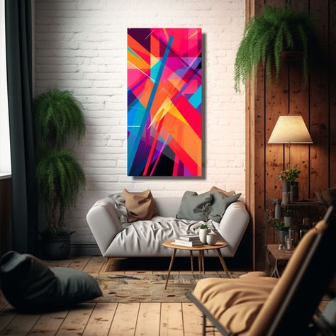 Pinturas De Decoración Surrealista: Fondo 40x80cm-2