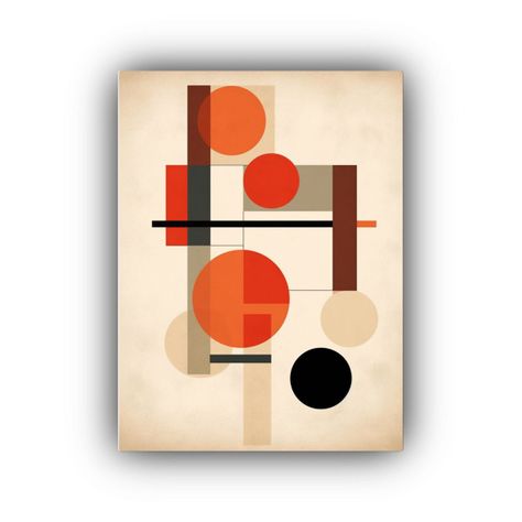 Arte De Pared Geométrico Para Comedor: 80x120cm-0
