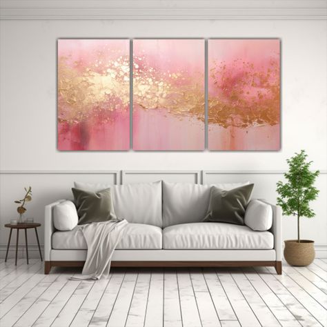Cuadro Decorativo Majestuosas Estilo Puntillismo 240x120 Cm-2