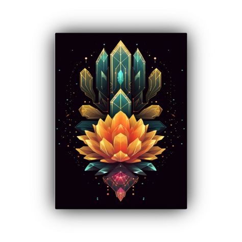 Pinturas Decorativas Cactus Armonía Cromática 50x75cm-0