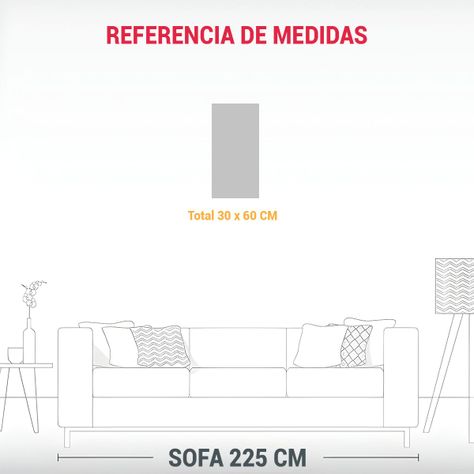 Arte Creativa Para Sala Estilo Puntillismo 30x60cm-1