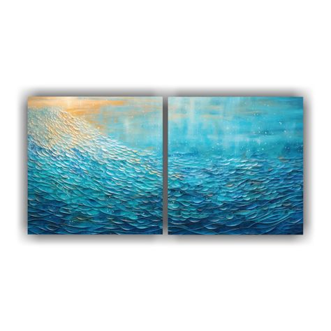 Pinturas Decorativas En Estilo Puntillista 60x30 Cm-0