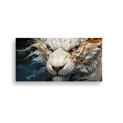 Lienzo De Tela Expresión Fantasía Dragón 80x40cm-0