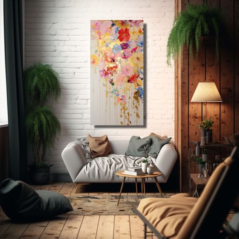Pintura Acrílica Sin Costura En Blanco Y Gris 50x100cm-2