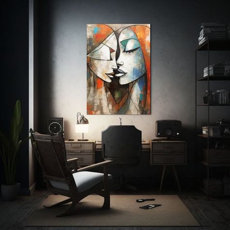 Cuadro Cuadro Equilibrio Visual Picasso, El Beso. 30x45cm-2