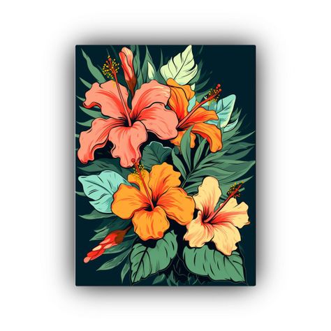 Pintura Lienzo Creativa En Las Coloridas Calles 50x75cm-0