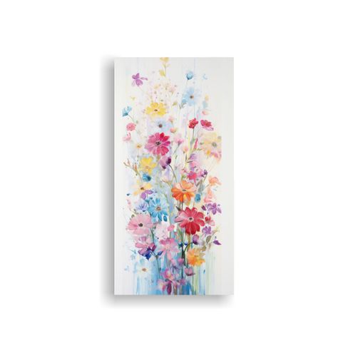 Pintura Acrílica Sin Costuras De Naturaleza Viva 60x120cm-0