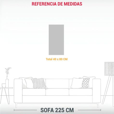 Cuadro Decorativo Estilo Puntillismo Luminoso 40x80cm-1
