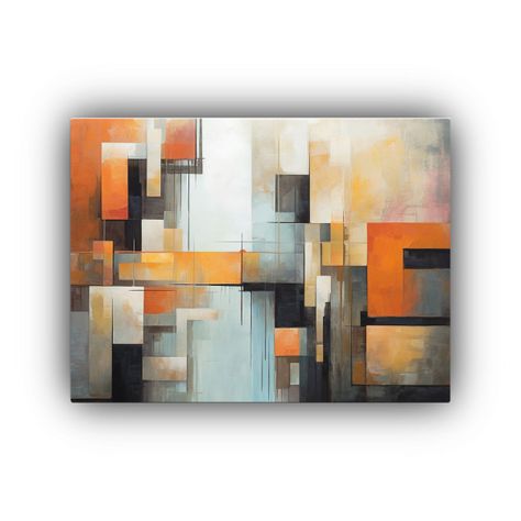 Pinturas Al óleo Surrealistas Minimalistas En Lienzo Con Ga 45x30cm-0