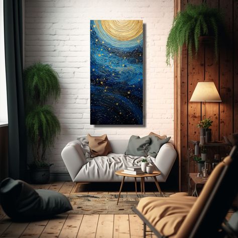 Pintura Decorativa Arte Patron Intenso Estilo 30x60cm-2