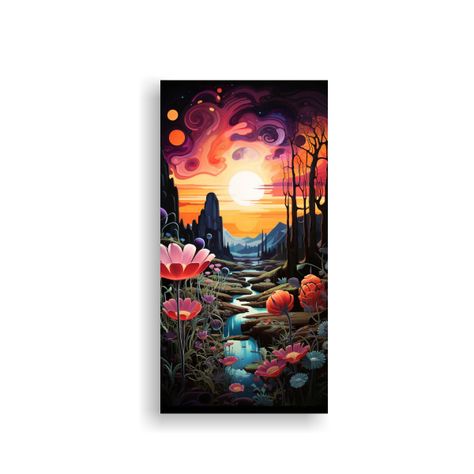Pinturas Decorativas De Exuberantes Temas 50x100cm-0