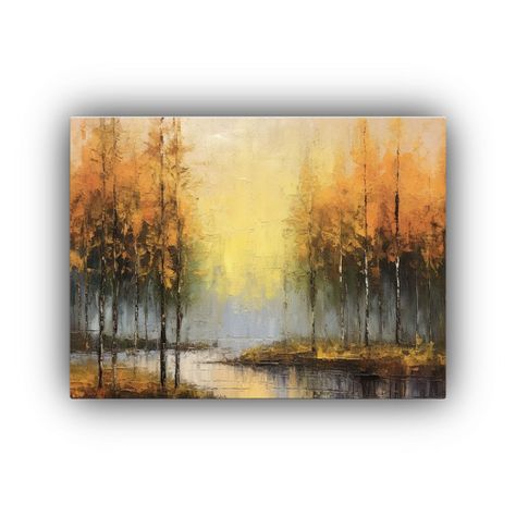 Pinturas Impresionistas En Lienzo Conceptual Para Decoració 30x20cm-0