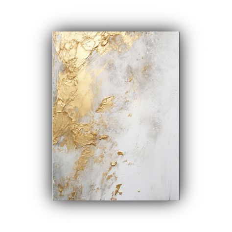 Cuadro Moderno Estético Nikolin Con Hoja De Oro 30x40cm-0