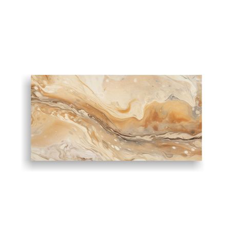 Cuadros Con Textura Mármol Suave En Tonos Beige 80x40cm-0
