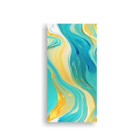 Pinturas Decorativas Con Forma Elíptica Fluida 50x100 Cm-0