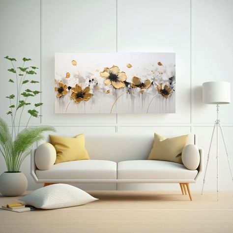 Cuadro Decorativo Equilibrado: Pintura Acrílica 40x20cm-2