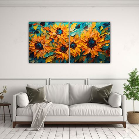 Pinturas Reinterpretación Abstracta Del Icónico 140x70 Cm-2