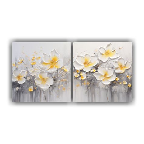 Pintura Acrílica Sin Costuras En Blanco 140x70 Cm-0