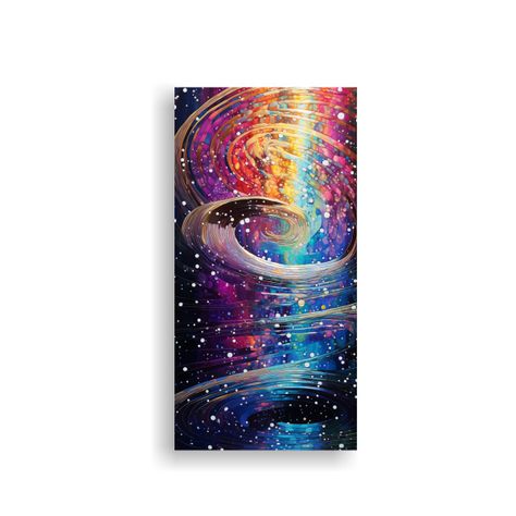 Cuadro Decorativo En Estilo Puntillismo Luminoso 50x100cm-0