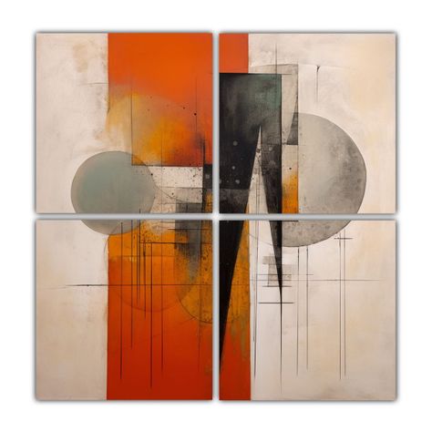 Cuadros Abstractos Impactantes Para Decoración 180x180 Cm-0