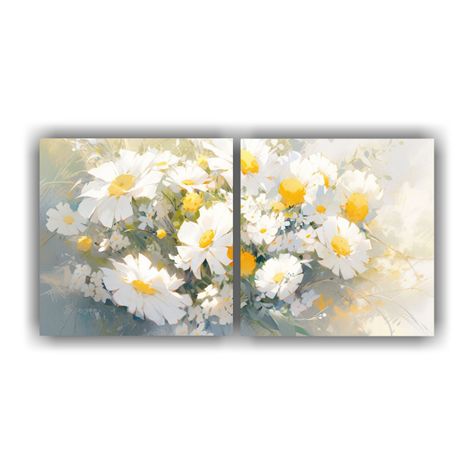 Pinturas Set 2 Cuadros Horizontales Clásicos 80x40 Cm-0
