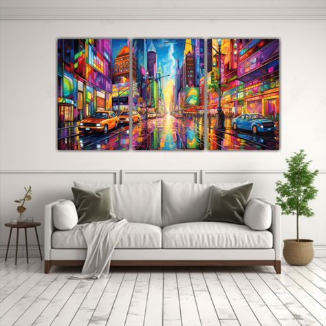 Artes De Pared Modernos Pop Art Lisa Frank Nueva 150x75 Cm-2