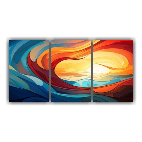 Pinturas Abstractas De Pared Para Sala Diseña 240x120 Cm-0