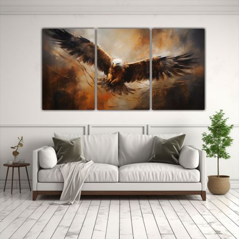 Pinturas Decorativas Set 3 Telas En Bastidor 90x45 Cm-2