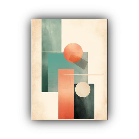 Arte De Pared Patron Intenso Calidez Minimalista 50x75cm-0
