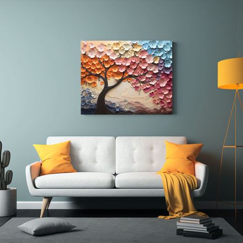 Cuadro De Tela Fotografía Comedor Flores De Tilo 120x80cm-2