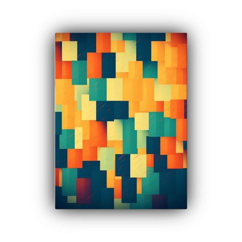 Pintura Decorativa De Pared Con Fondo Retro, 40x50cm-0