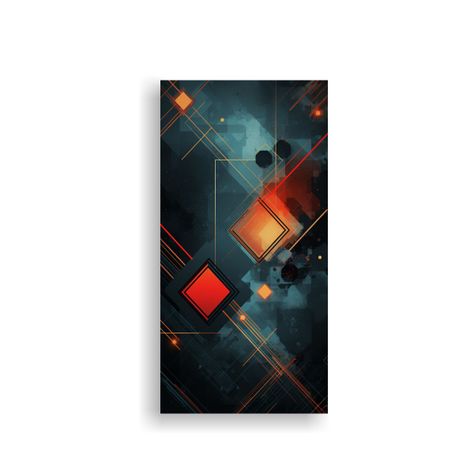 Pinturas Abstractas Para Decorar Tu Dormitorio 20x40cm-0