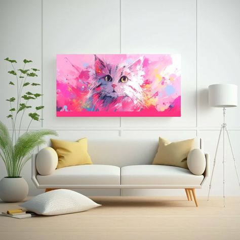 Cuadro Moderno Pop Art En Tela Para Comedor En Ton 160x80cm-2