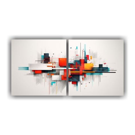 Cuadros Abstractos En Relieve Minimalistas 140x70 Cm-0