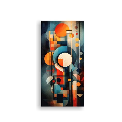 Pinturas Abstractas Llenas De Color Y Luz 70x140cm-0