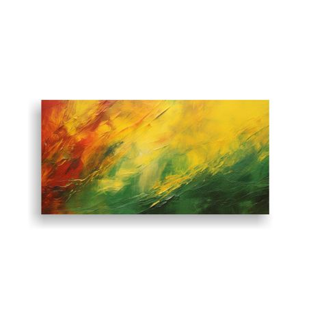Decoración Con Un Fondo Colorido Y Una Pintura 100x50cm-0