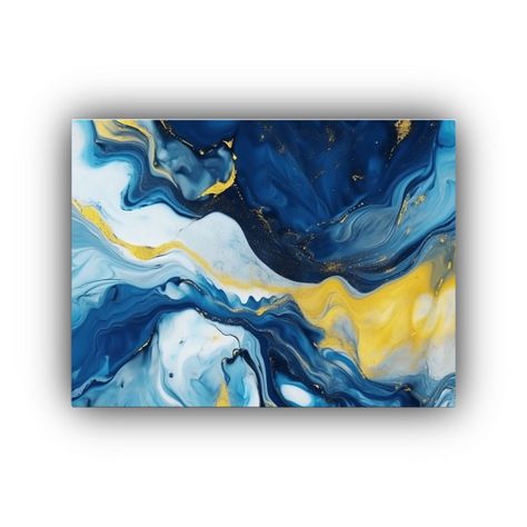 Fondo Abstracto Mármol Azul Creativo Para Pinturas Decorati 45x30cm-0