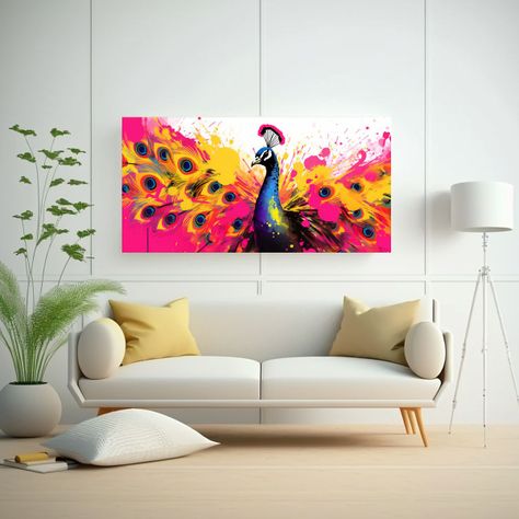 Cuadros Decorativos De Inspiración En El Arte Pop 140x70cm-2