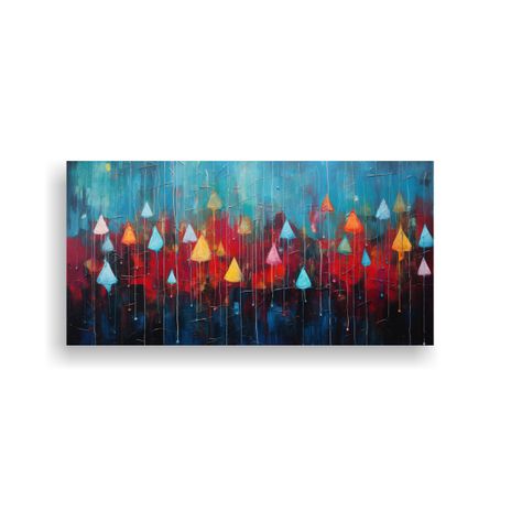 Cuadros Abstractos Lluvia En Arte Pared: Galería 80x40cm-0