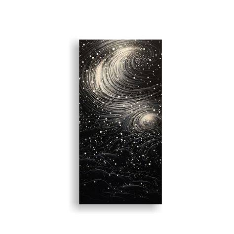 Cuadro Abstracto Figuras Estilo Puntillismo 70x140cm-0