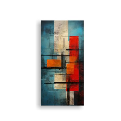 Cuadros Abstractos Con Elegantes Texturas Y Vangua 30x60cm-0