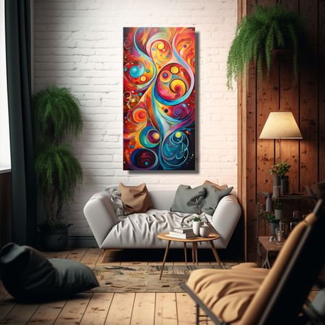 Cuadro Fotografía Protagonismo De Patrones 70x140cm-2