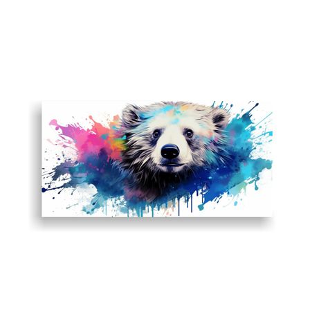 Regalo Impreso De Un Oso Perezoso En Colores 140x70cm-0