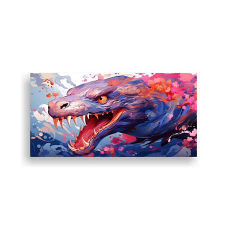 Cuadros Exclusivos De Eels En Tonos Rubor Y Azul 160x80cm-0