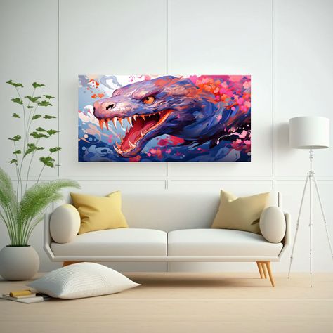 Cuadros Exclusivos De Eels En Tonos Rubor Y Azul 160x80cm-2