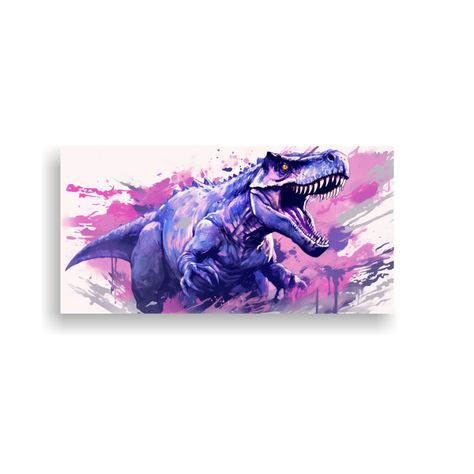 Pinturas Decorativas Vintage De Dinosaurios Legend 140x70cm-0