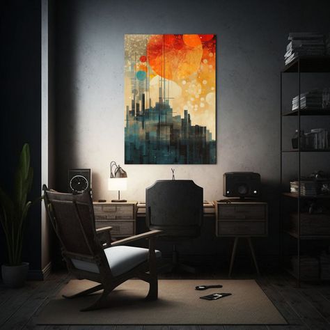 Pinturas Decorativas Interiores De Estilo Cálido 20x30cm-2